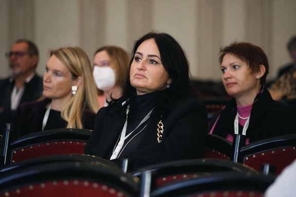 Das interessierte Publikum in Plenum 2.