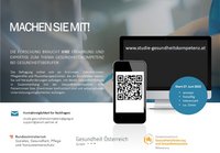 Flyer zur Gesundheitskompetenzstudie