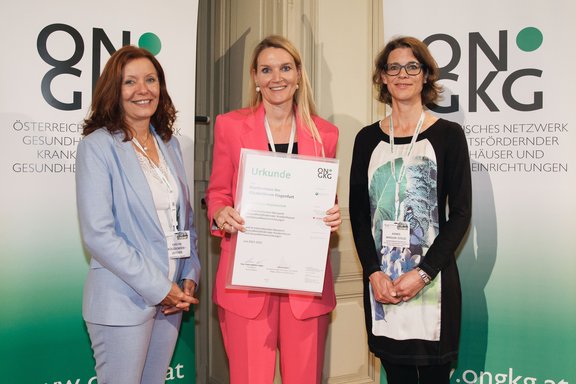 Evelyn Kölldorfer-Leitgeb (ONGKG), Silvia Lueger (Elisabethinenkrankenhaus Klagenfurt), Agnes Bergler-Stelzl (BMSGPK)