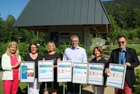 Gruppenbild des Rauchfrei-Teams der SKA-RZ St. Radegund der PVA